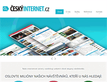 Tablet Screenshot of ceskyinternet.cz